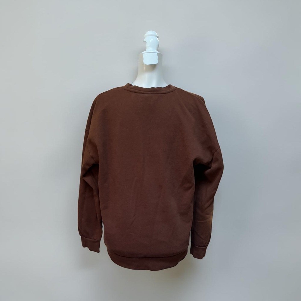 Our Universe Star Wars Free Hugs Crewneck Sweatshirt Brown Chewbacca Ewok - Picture 4 of 4